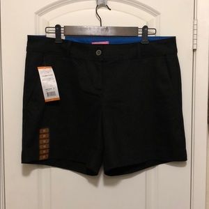 Black Size 12 Tailored Shorts